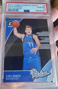 2018 Donruss OPTIC LUKA DONCIC Rated Rookie Card #3 PSA 10 LAKERS The Rookies RC - Picture 1 of 3