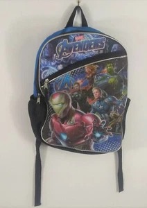 Mochila Marvel Avengers Super Heros para niños jóvenes azul/negro - Imagen 1 de 3