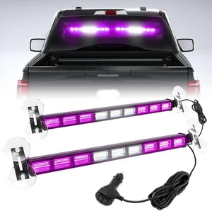Purple/White LED Indicator Light Weatherproof Switchable 4 Colors 27 Flashing - Picture 1 of 7