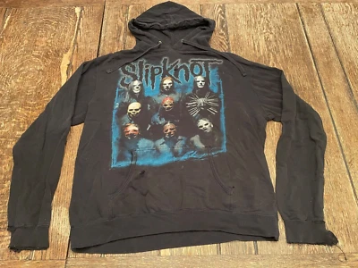 vtg Rare SLIPKNOT Vol. 3 Era men's L large Double Sided Thrashed pullover Hoodie - Image 1 of 4