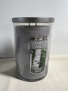 Yankee Candle Silver Birch Large 2 Wick Tumbler Candle 22 oz - Picture 1 of 8