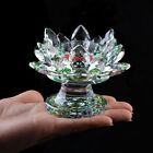Souvenir Gifts Lotus Flower Figurine Glass Craft Glass Miniature  Lampholder