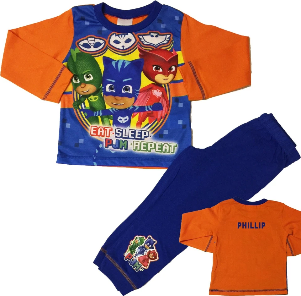 PJ Masks Boys Pyjamas Sleepwear Ages 18 Months- 3 Years – Kids Nightwear