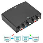 YPBPR to HDMI 1080P RGB Component Video + R/L Audio Adapter Converter Splitter