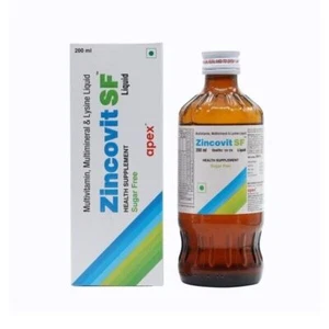 Apex Zincovit-SF Syrup (200ml) for General Wellness for All - Picture 1 of 4
