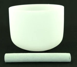 8" Crystal Singing Bowl W/ Striker & O-Ring - Picture 1 of 3