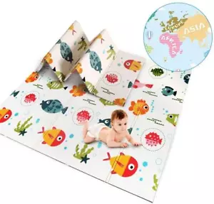 Baby Spielmatte Krabbeldecke Wasserdichte Krabbelmatte 200*180cm Für Kinder - Bild 1 von 10