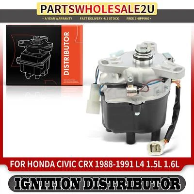 Nuevo distribuidor de encendido con tapa y rotor para Honda Civic CRX 1988-1991 1,5 L 1,6 L Foto 1 de 4