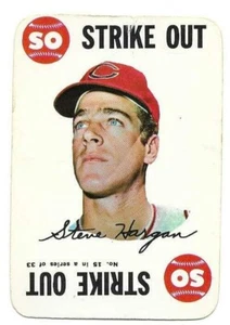 STEVE HARGAN 1968 TOPPS GAME CARD OTTIME CONDIZIONI - Foto 1 di 2