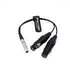 XLR Audio Input Cable for Atomos Shogun 10 Pin Male to Dual XLR 3 Pin Female
