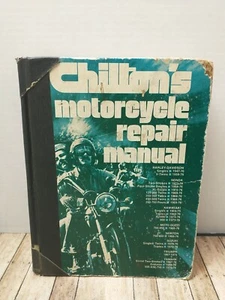 CHILTON'S MOTORCYCLE REPAIR MANUAL Vintage 1976 Repair Manual Ex-Library - Picture 1 of 7
