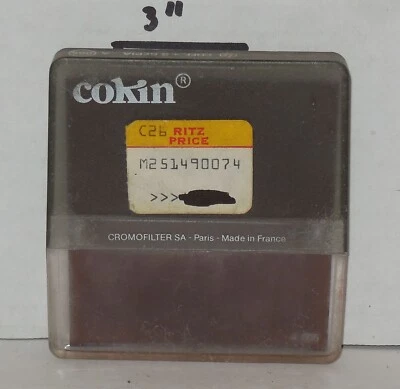 Vintage cokin Cromofilter SA COEF. + 3 SEPIA A 005 Camera Filter Made in France - Image 1 of 2