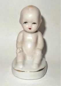 DIFÍCIL DE ENCONTRAR RARA ANTIGUA COLECCIÓN JAPÓN PEQUEÑA FIGURA DE BEBÉ FELIZ DECORACIÓN DE ESTANTERÍA - Imagen 1 de 5