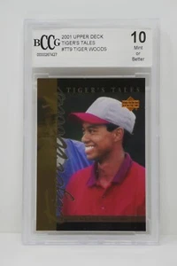 2001 Upper Deck Tiger's Tales #TT9 Tiger Woods Rookie BCCG 10 MINT OR BETTER - Picture 1 of 5