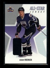 JEREMY ROENICK 2002/03 02/03 ITG BE A PLAYER ALL-STAR JERSEY (BV=$20) AG6217