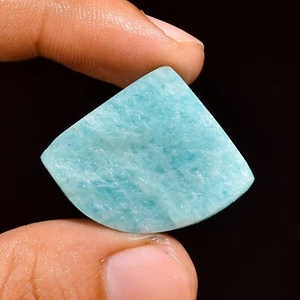 Natural Untreated Amazonite Loose Gemstone Fancy Slice From 33.00 Cts 24X23X6 mm - Picture 1 of 4
