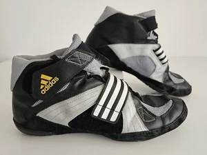 Adidas Extero 2 wrestling boots black grey men's Size UK 14 - Picture 1 of 21