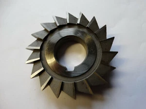 F&D HSS RH Single Angle Cutter - 2 3/4" Dia x 1/2" Wide x 1" Hole w 60 Deg Angle - Picture 1 of 3