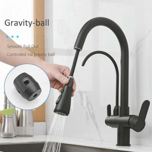 3 Wege Küchenarmatur Wasserfilter 360° Drehbar Spültischarmatur Amatur Küche DHL - Bild 1 von 11