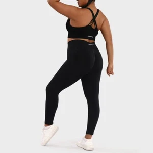 Juegos de pantalones y sujetadores de yoga sin costuras para mujer talla grande ropa de entrenamiento L-3XL - Imagen 1 de 8