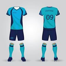 12 Custom Made Soccer Team Uniforms Sublimated Jersey & Shorts Set All Sizes New