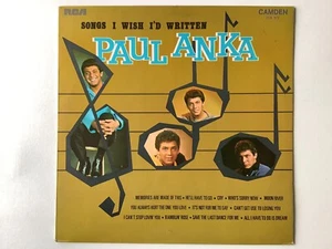 Paul Anka: Songs I Wish I’d Written Vinyl Record LP  (1970) - Picture 1 of 11