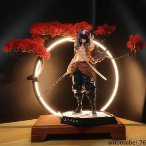 New LED Light Up PVC Figure Anime Demon Slayer Hashibira Inosuke Night Lamp Gift - Picture 1 of 3