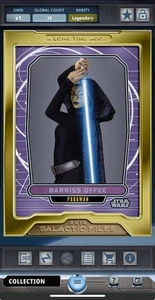 Star Wars DIGITAL Card Trader 2023 A Long Time Ago Legendary Barriss Offee 18cc - Bild 1 von 2