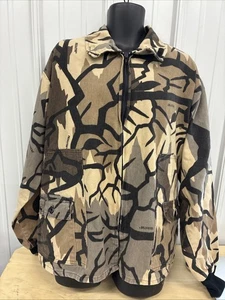 Predator Camouflage Coat Mens Size XL Long Sleeve Zip Up Camo 100% Cotton - Picture 1 of 10