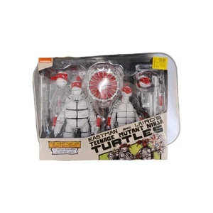 TMNT NECA Teenage Mutant Ninja Turtles 2 Pack Eastman Lairds FIRST Black White - Bild 1 von 1