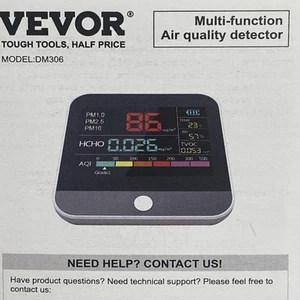 Detector multifunción de calidad del aire VEVOR DM 306 (NUEVO) - Imagen 1 de 5