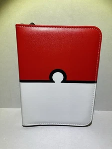 NEU!! Sammelkarten Mappe mit Reißverschluss Rot Pokémon - Bild 1 von 4