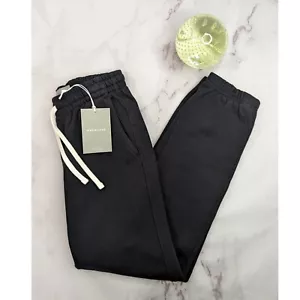 Everlane Sweatpants Womens XS Black The Track Organic Cotton High Rise Jogger - Picture 1 of 12