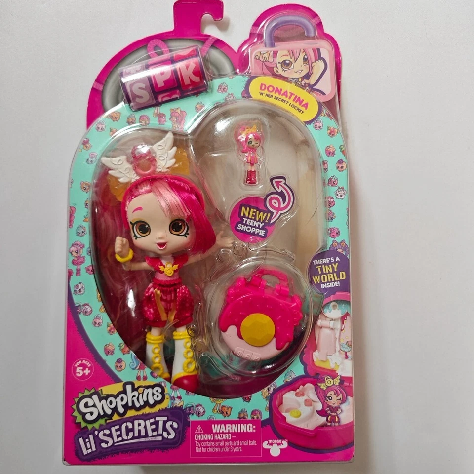 Shopkins Lil Secrets Donatina Doll Candy Shop Locket