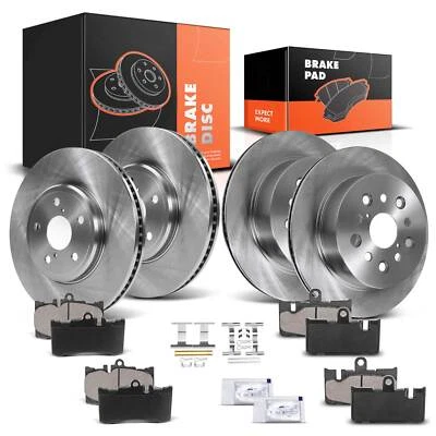 Nuevos rotores de freno de disco y pastillas de freno de cerámica para Lexus LS430 01-06 delanteros y traseros Foto 1 de 4