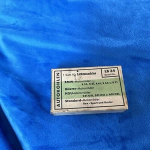Auto Kohlen LB 34 Motorad R35 R51 R61 Oldtimer Lichtmaschine Dr Alb Lessing - Bild 1 von 5