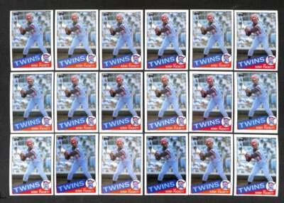 (18) Lote de novato Topps Kirby Puckett 1985 #536 EX Minnesota Twins L129 Foto 1 de 2