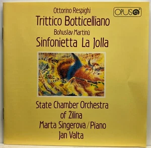 Martinu: Trittico Botticelliano / Sinfonietta La Jolla (CD) *Rare* *Very Good* - Picture 1 of 2