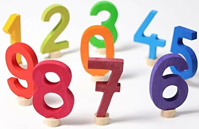 Geburtstagsring Festtagsring Grimm Zahlen Schulschrift Grimm´s bunt Grimm +BONUS - Bild 1 von 3