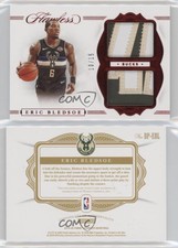 2019-20 Panini Flawless Dual Patch Ruby /15 Eric Bledsoe #DP-EBL Dual Patch