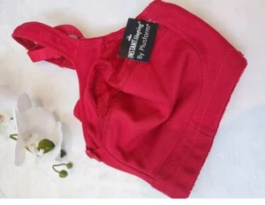 Instant Shaping By Plusform Women's Bra Wireless Size 46B Red - Picture 1 of 8