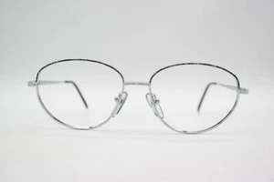 Vintage Nigura N 0133 Silver Multicolored Oval Glasses Frame NOS - Picture 1 of 6