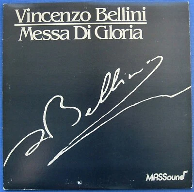 BELLINI - MESSA DI GLORIA (Pressed in Holland) Massound ML 1301 LP 1983 NM - Image 1 of 4
