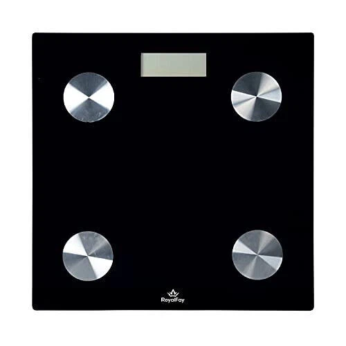 RoyalFay® Deluxa Personenwaage mit App Körperanalysewaage 180kg Bluetooth BMI - Bild 1 von 1