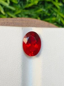 2.80 Ct Natural Certified Flawless Red Oregon Sunstone Oval Cut Loose Gemstone - Picture 1 of 7