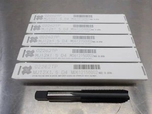 5 NEW! OSG MJ12x1.5 D4 HSS Tap 4 Flute M0612150002 - Picture 1 of 3
