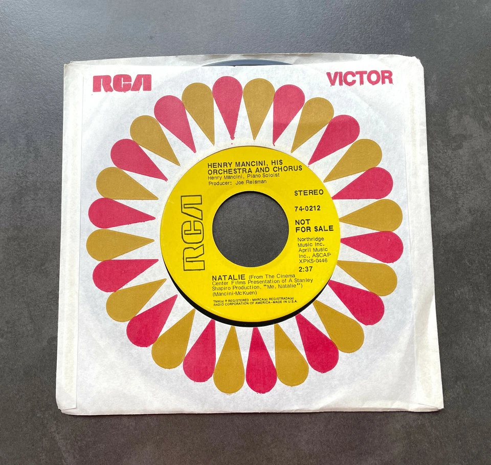 7" Henry Mancini - Natalie - US RCA Promo - Bild 1 von 1