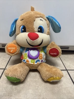Juguete interactivo de peluche Fisher Price Laugh And Learn Love To Play Puppy Dog 2017 Foto 1 de 4