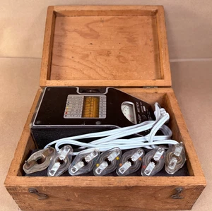 James Millen 90651 Misuratore di immersione a griglia radioamatore vintage con bobine in custodia di legno - Foto 1 di 23