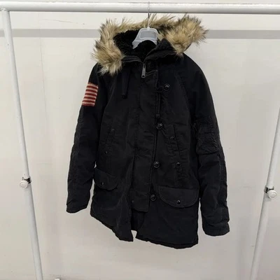 Parka Ralph Lauren Denim And Supply Estrellas Rayas Pato Plumón Vinatge Mujer Limitada Foto 1 de 4